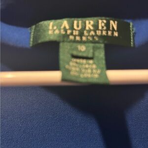 Lauren Ralph Lauren Blue Long Sleeve Dress